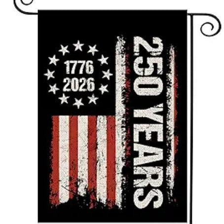 250th Anniversary Decorative Garden Flag
