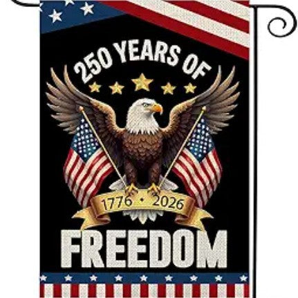 250th Anniversary Decorative Garden Flag