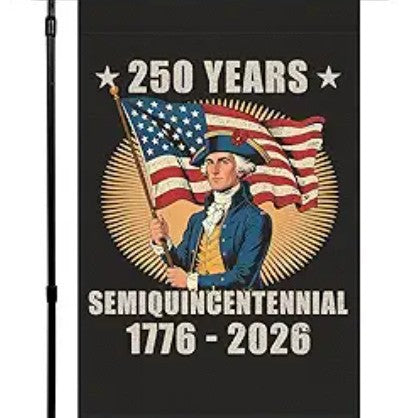 250th Anniversary Decorative Garden Flag